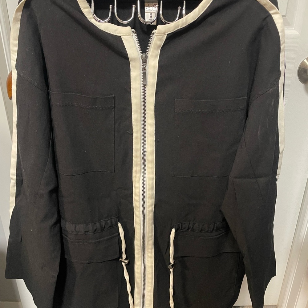 MarlaWynne Black and Cream Jacket